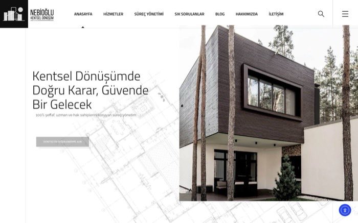 Nebioğlu Kentsel Dönüşüm — kurduğumuz web sitesi